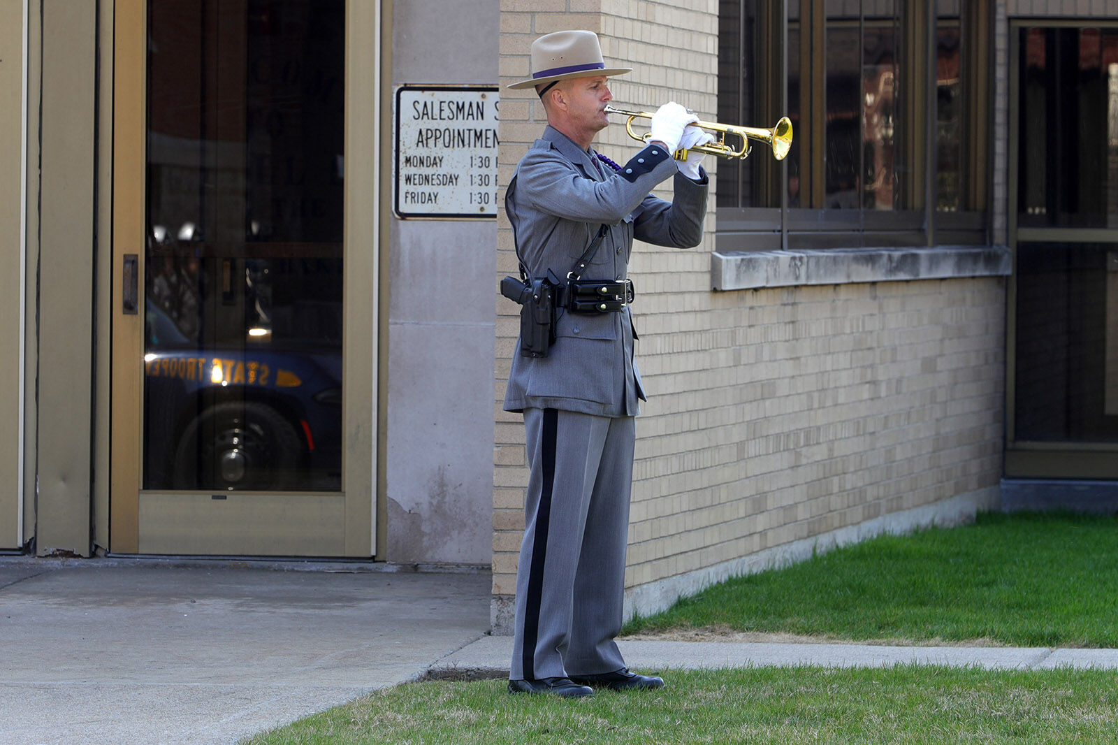 Playing taps